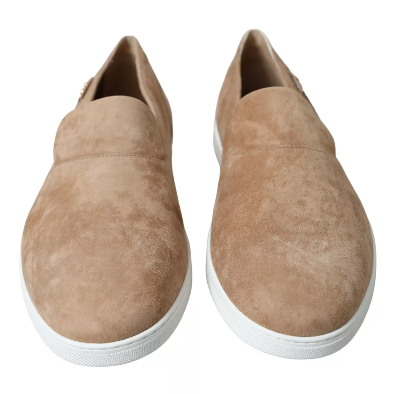 BEIGE SUEDE CAIMAN MEN LOAFERS SLIPPERS SHOES (1)