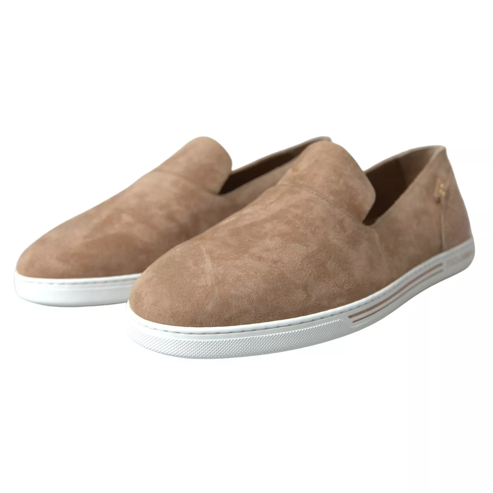 BEIGE SUEDE CAIMAN MEN LOAFERS SLIPPERS SHOES (2)