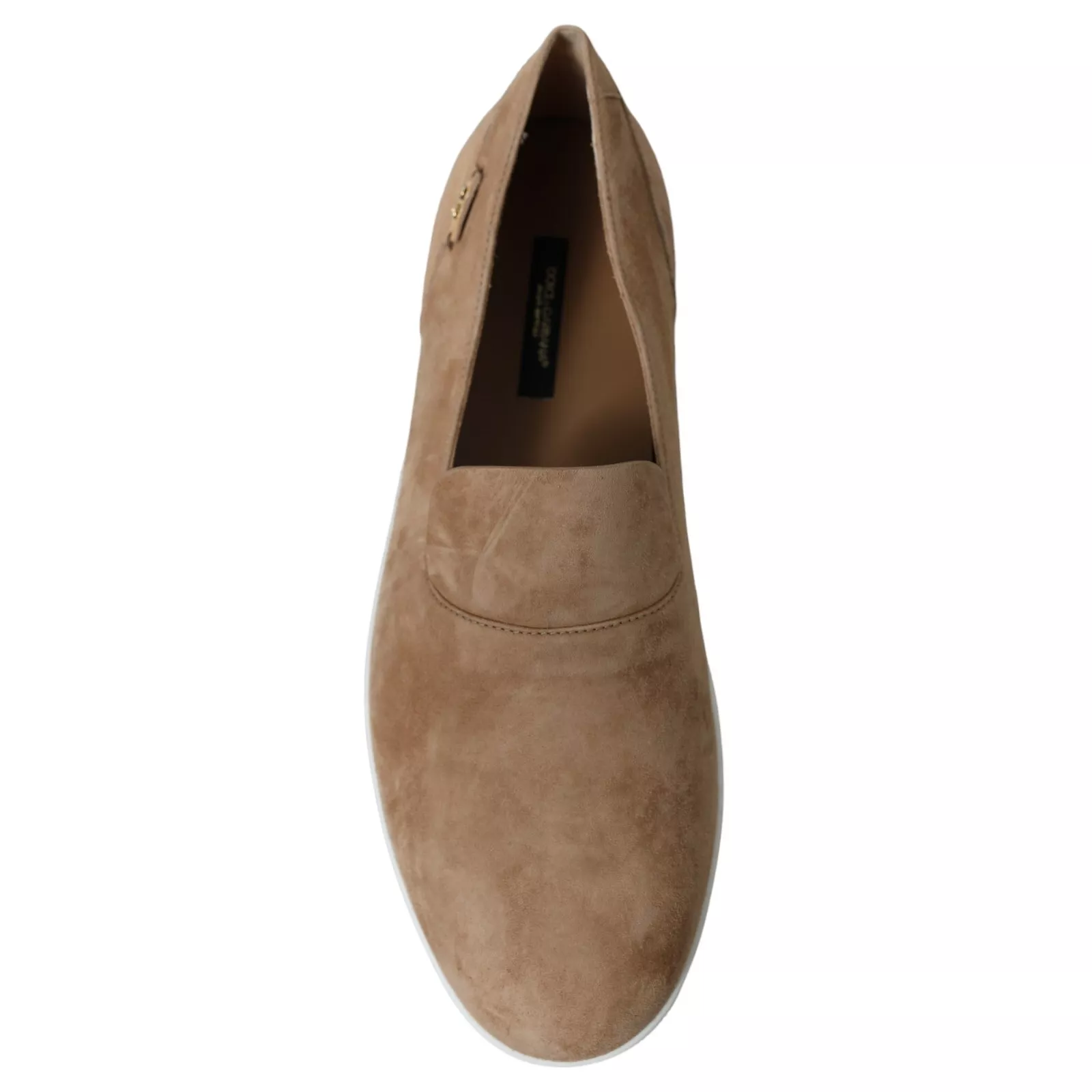 BEIGE SUEDE CAIMAN MEN LOAFERS SLIPPERS SHOES (9)