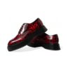 <span class="made-in-italy-label">DOLCE&GABBANA <br> MADE IN ITALY</span> <span class="product-title"><br>RED LEOPARD CALFSKIN LACE UP DERBY DRESS SHOES.</span><br></br>